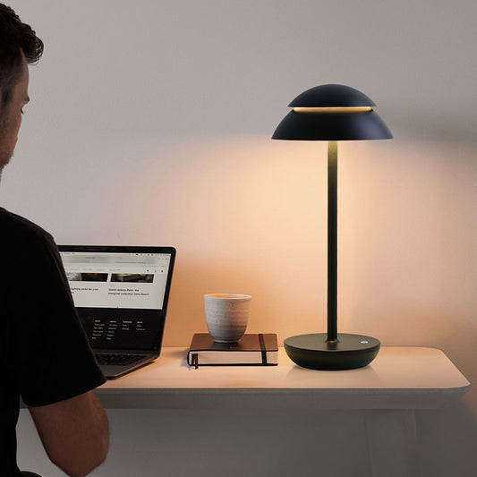 LunaDesk™ – Nordic Minimalist USB Table Lamp