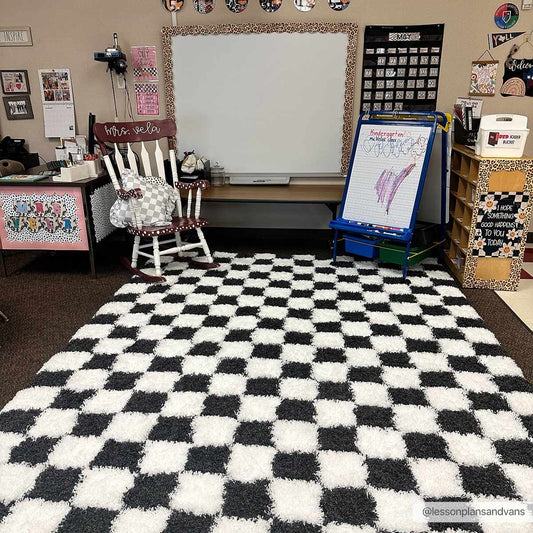 ChessFloor™ – Bold Checkered Area Rug