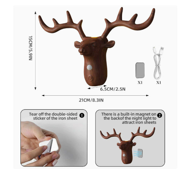 WoodSense™ – Motion-Activated Wall Lamp