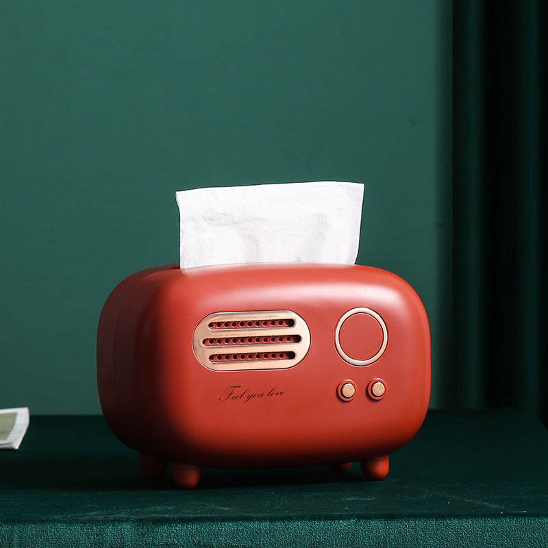 RetroCase™ – Vintage Radio Tissue Holder