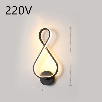 NordWall™ – Minimalist LED Bedside Wall Lamp