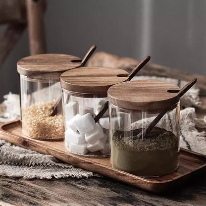SpiceVault™ – Glass Spice Jar Set (3-piece)