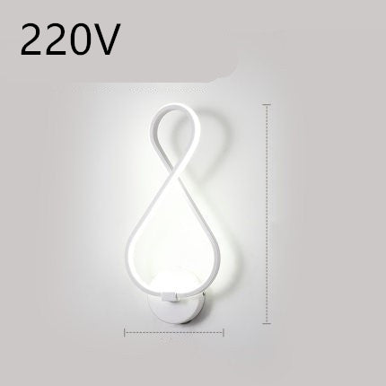 NordWall™ – Minimalist LED Bedside Wall Lamp