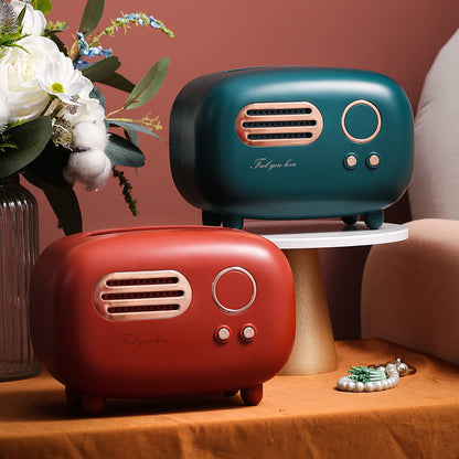 RetroCase™ – Vintage Radio Tissue Holder