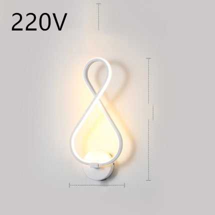 NordWall™ – Minimalist LED Bedside Wall Lamp