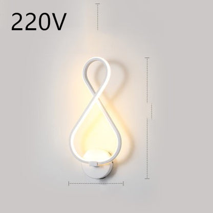 NordWall™ – Minimalist LED Bedside Wall Lamp