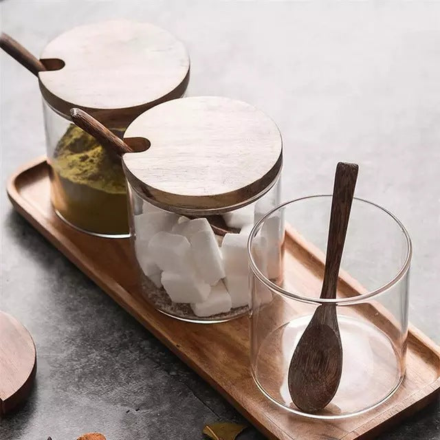 SpiceVault™ – Glass Spice Jar Set (3-piece)