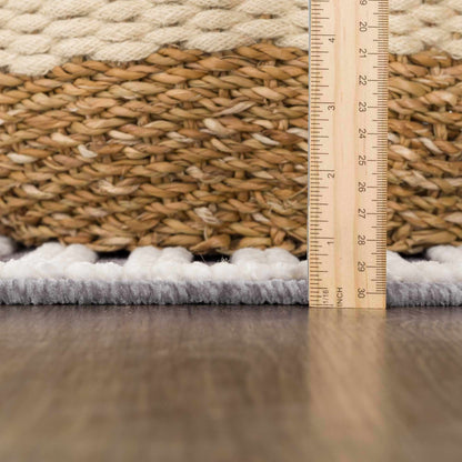 Deron™ – Gray & Ivory Washable Rug