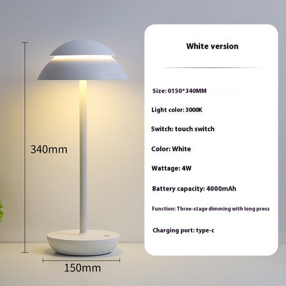 LunaDesk™ – Nordic Minimalist USB Table Lamp