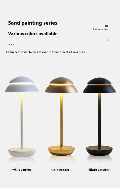 LunaDesk™ – Nordic Minimalist USB Table Lamp