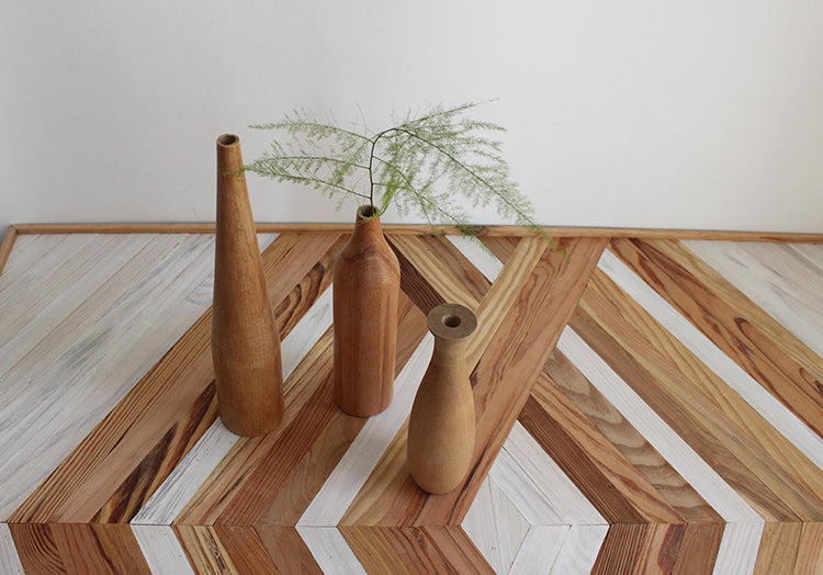 RootVase™ – Solid Wood Dried Flower Vase