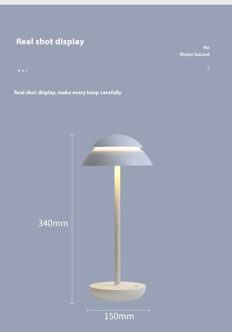 LunaDesk™ – Nordic Minimalist USB Table Lamp