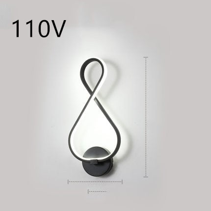 NordWall™ – Minimalist LED Bedside Wall Lamp