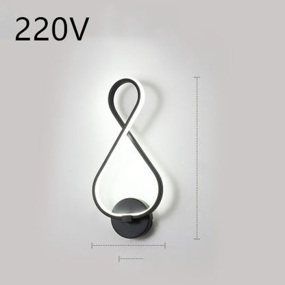 NordWall™ – Minimalist LED Bedside Wall Lamp