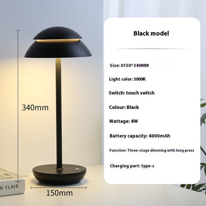 LunaDesk™ – Nordic Minimalist USB Table Lamp