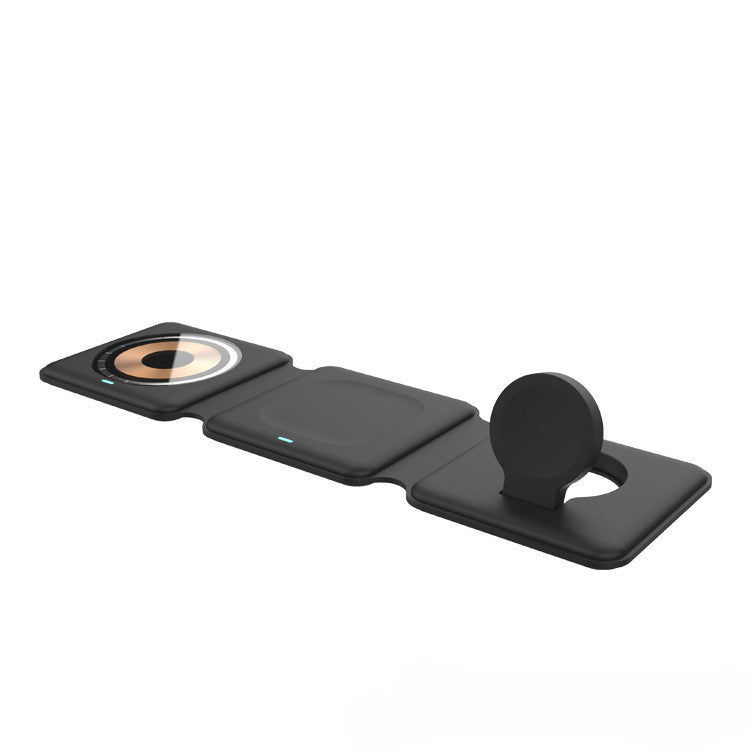 MagFold Pro™ – 3-in-1 Magnetic Wireless Charging Station  One charger. Three devices. Zero clutter.